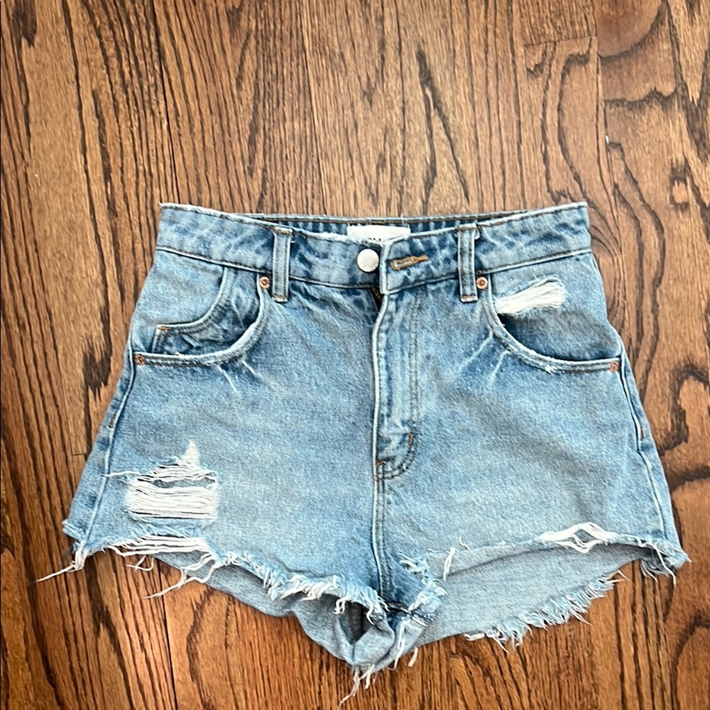 Rolla’s High Waisted Denim Shorts